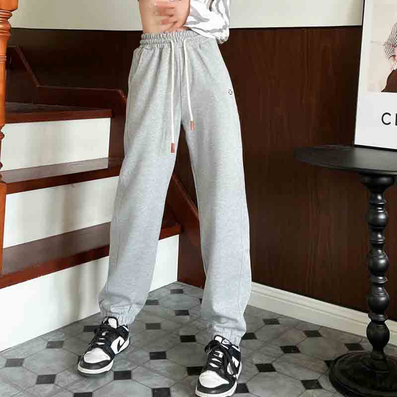 Summer Casual Pants Women's Loose Track Pants Korean Style Large Size Sweatpants Fashion Pants Women's Pants Women's Pants 3372