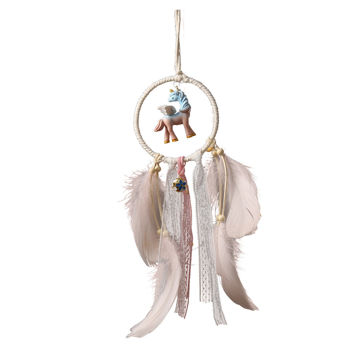 Modern Minimalist Creative Unicorn Dreamcatcher Room Hanging Decorations Cute Birthday and Holiday Gift Charms Hangings