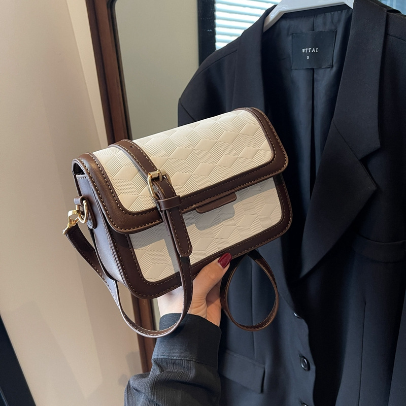 Super Popular Niche Bag Women's 2023 New Women's Bag Fashion Popular All-Match Crossbody Bag High-Grade Popular Small Square Bag