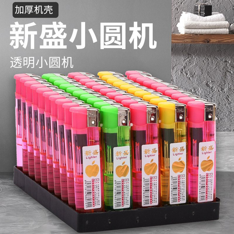 Internet Celebrity 309 Lighter Manufacturer Plastic Open Flame Disposable Creative Advertising Electronic Lighter Wholesale