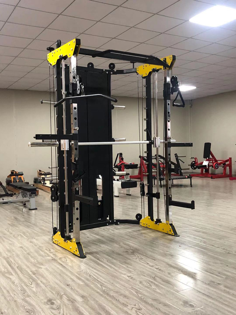 史密斯机综合训练器家用卧推深蹲架飞鸟龙门架多功能健身器材