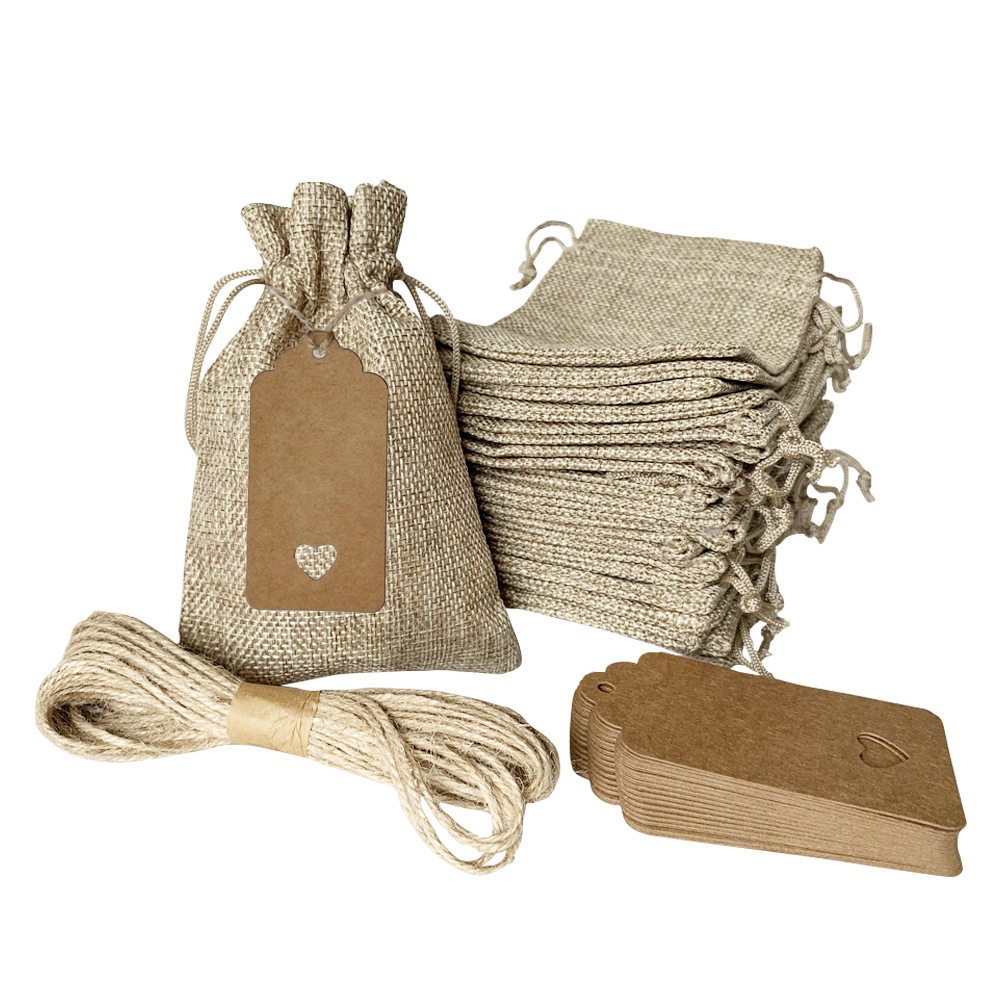 跨境新款装式悬挂小布袋圣诞倒计时降临日历糖果包装袋套装现货