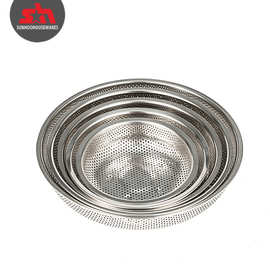 不锈钢沥水篮圆形