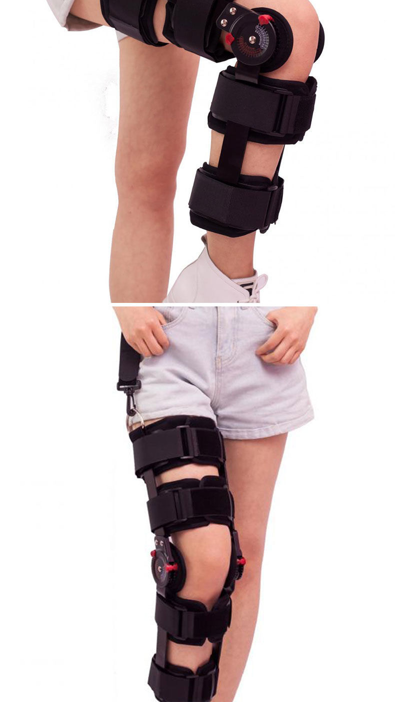 长短可调节膝关节固定支具下肢骨折护具膝盖半月板术后康复支撑架
