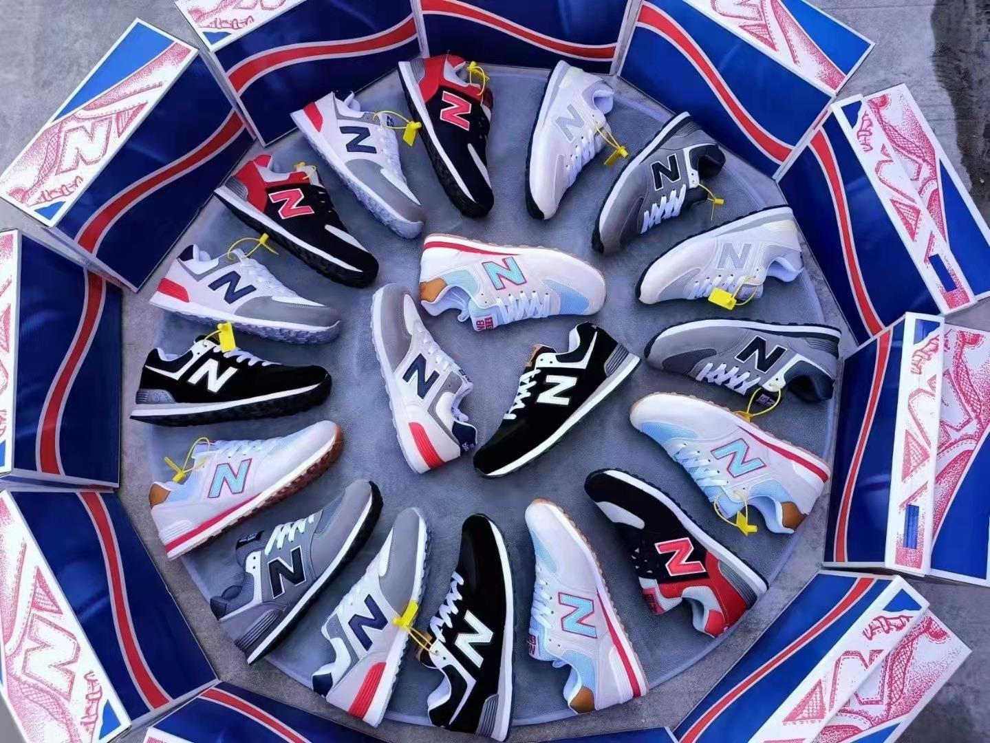 福建莆田鞋子新百伦休闲跑步男女鞋尾货库存批发鞋直播外贸杂款鞋