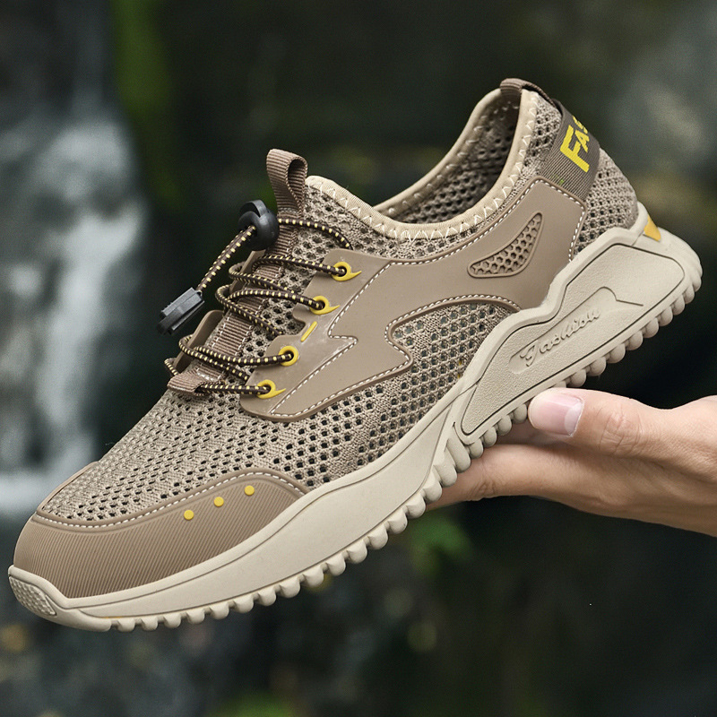 外贸出口意大利原单撤柜高档男鞋夏季透气网鞋软底旅游运动休闲鞋