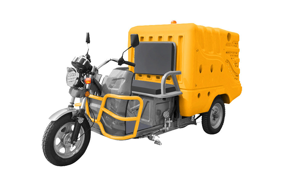 新能源电动三轮高压清洗车 小型道路冲洗多功能洗地车环卫洒水车