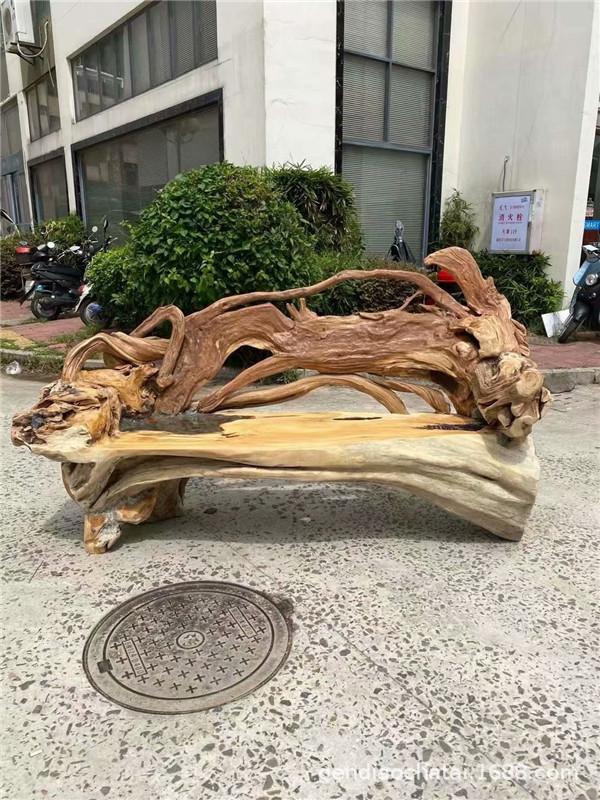 实木民宿家具崖柏木工艺品 崖柏家具私人休闲靠背椅 躺椅diy家具