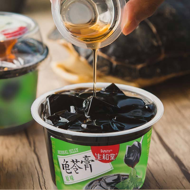 龟苓膏生和堂202克x3杯果冻零食果冻布丁低卡零食批发特产现货