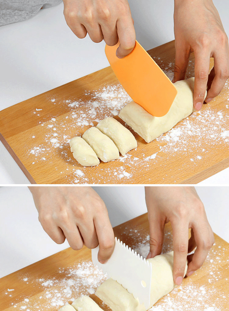 切面刀奶油刮板塑料抹蛋糕刮刀 肠粉半圆烘焙工具家用刮板三件套