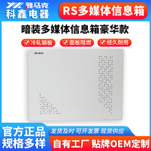 雅马克弱电箱 家用暗装大号多媒体网络箱400*300加厚多媒体信息箱