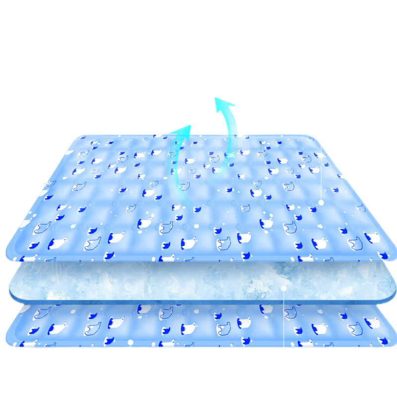 Factory in Stock Ice Mattress Ice Pad Cooling Cushion Ice Mattress Pet Ice Mat Ice Pad Ice Mat Student Summer Cooling Rugs
