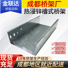 热浸锌电缆桥架槽式梯式托盘式国标厚度镀锌防腐支持定制