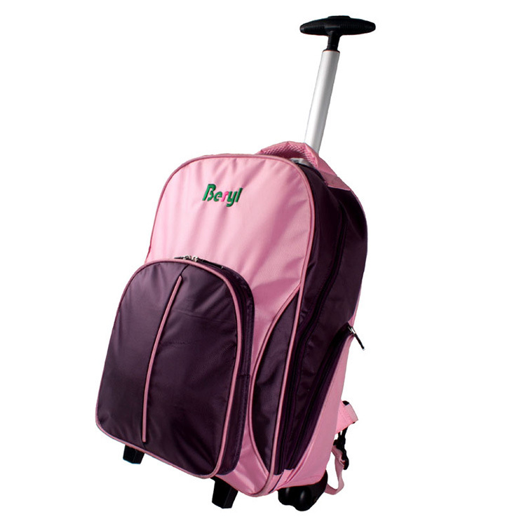 厂家定做拉杆书包 学生书包拉杆