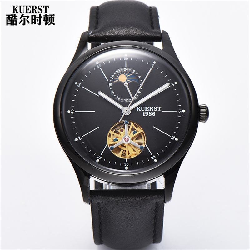 瑞士注册品牌kuerst酷尔时顿直播带货全自动机械男士手表一件代发