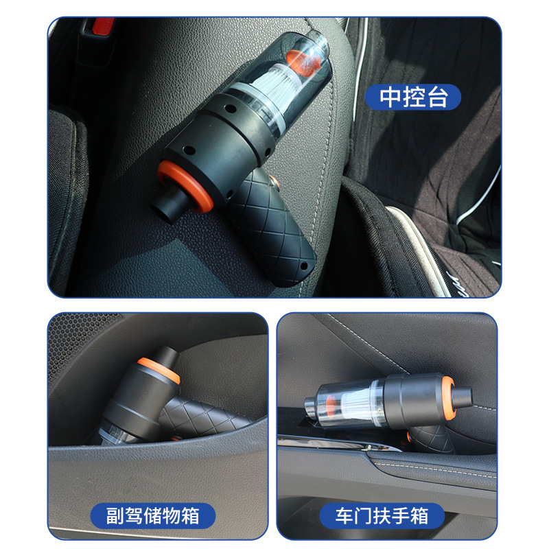 Car Cleaner Small Mini High-Power Dust Blower Suction and Blowing Dual-Purpose Car Wireless Portable Handheld Vacuum Cleaner