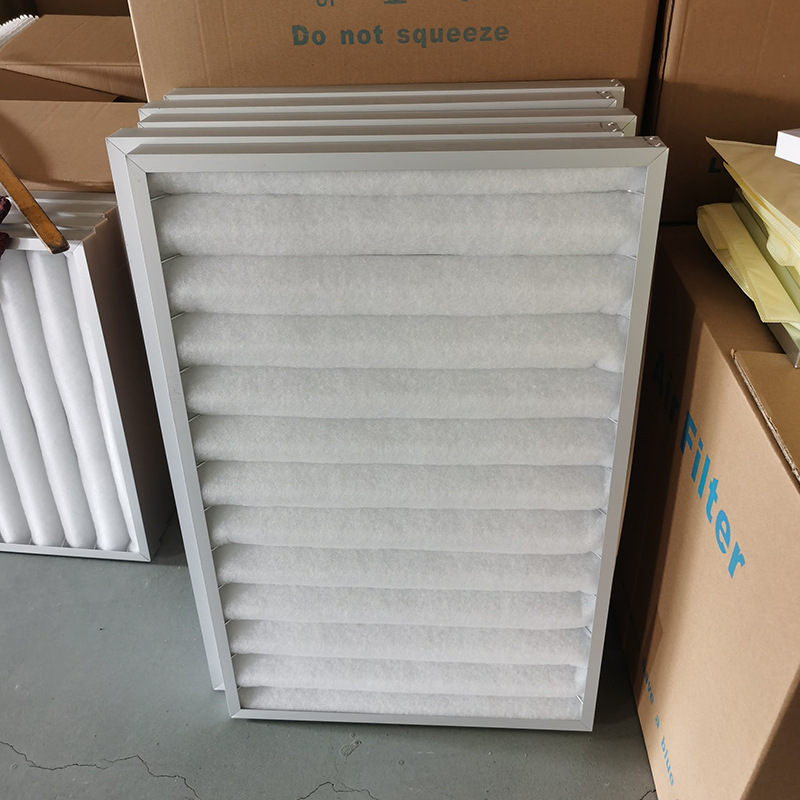 打折棉板式过滤器中央空调过滤网g4初效空气过滤器新风系统滤网