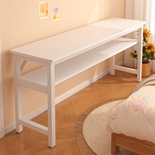 长条桌家用卧室书桌简易女生小户型卧室桌子工作台靠墙窄办公桌子