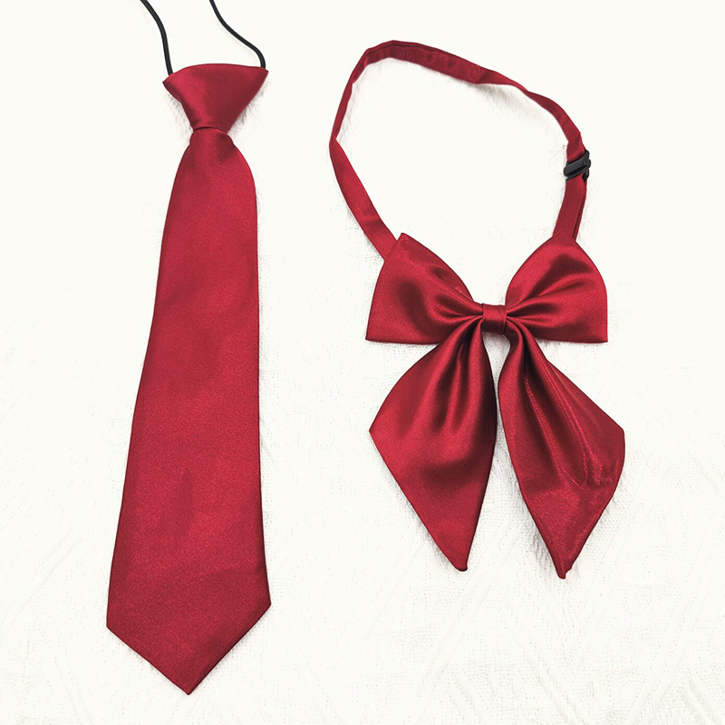 领带女红色