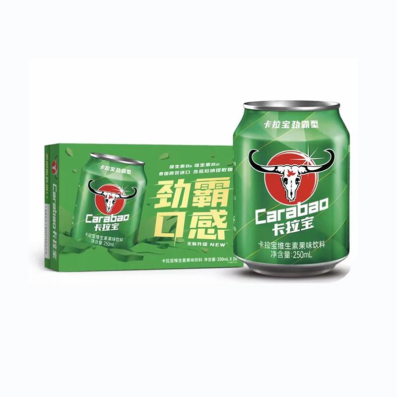 泰国原装卡拉宝维生素果味瓜拉纳饮料150ml*24瓶整箱运动饮品