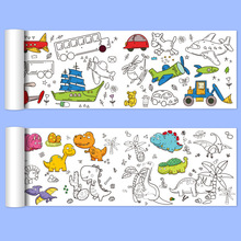 儿童涂鸦大画纸填色绘画纸画卷幼儿园宝宝涂色画布画画本画册