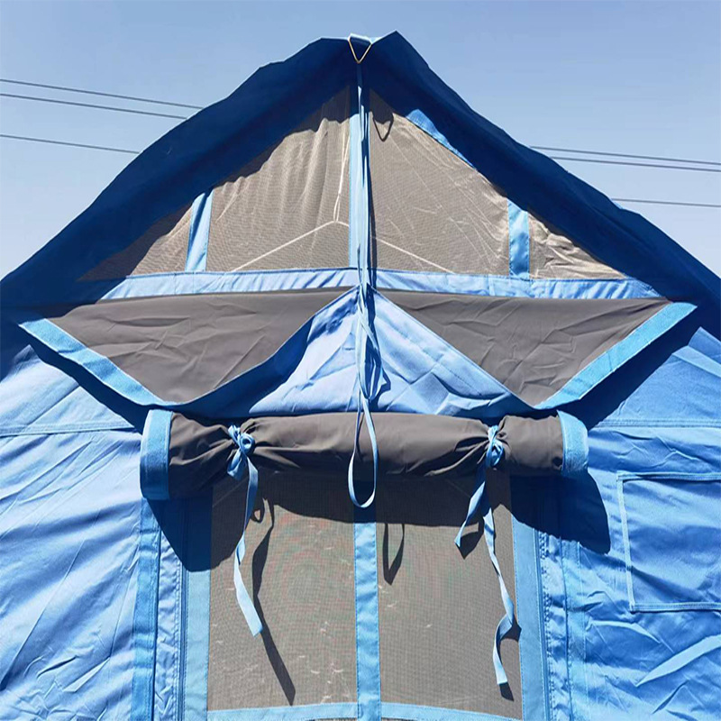 12 Square Meters Civil Emergency Aluminum Alloy Disaster Relief Tent Portable Outdoor Single Tent Outdoor Tent Factory in Stock Wholesale