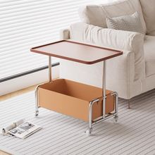 奶油风沙发边几现代简约客厅可移动茶几小推车床头侧边柜置物架