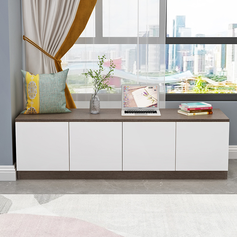 窗边矮柜被柜可窗边柜子卧室飘窗柜阳台柜储物柜可矮柜长条柜炕柜落地