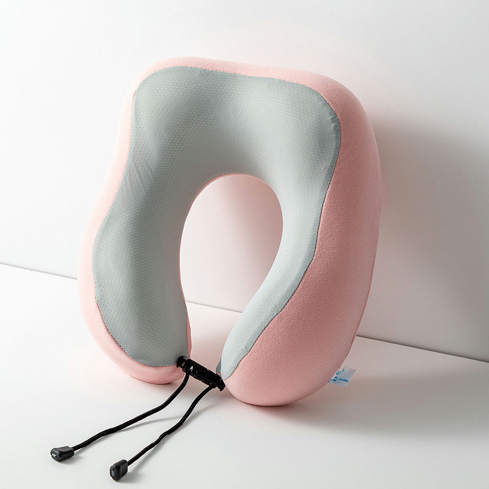 U-Shape Pillow Memory Foam Car Aircraft Travel Neck Pillow Pure Cotton Hump Office Lunch Break Cervical Pillow in Stock Wholesale