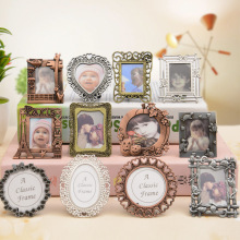 Alloy Photo Frame Mini Keyring Keychain Fob Frames for跨境专