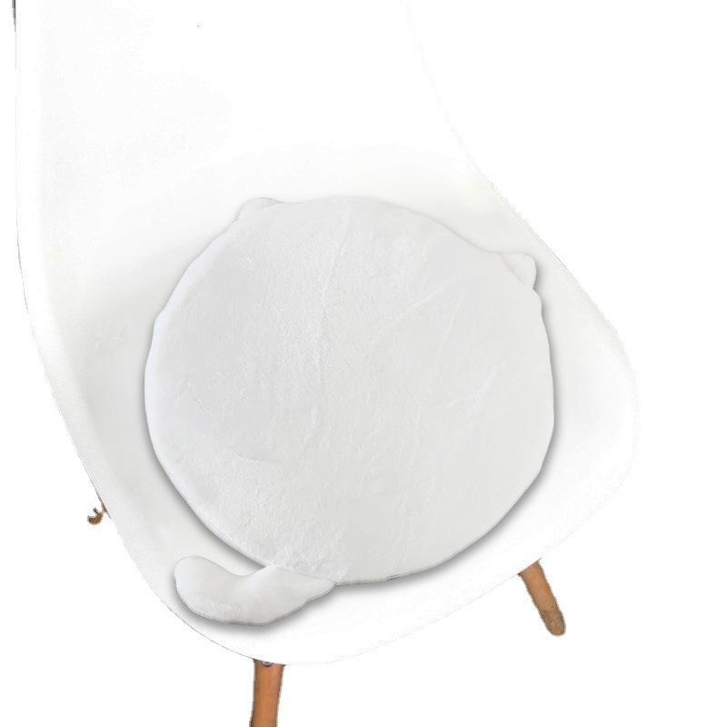 Cross-Border Cat Cushion Office Seat Cushion Lazy Siesta Cushion [Thermal Transfer White Blank Material]]