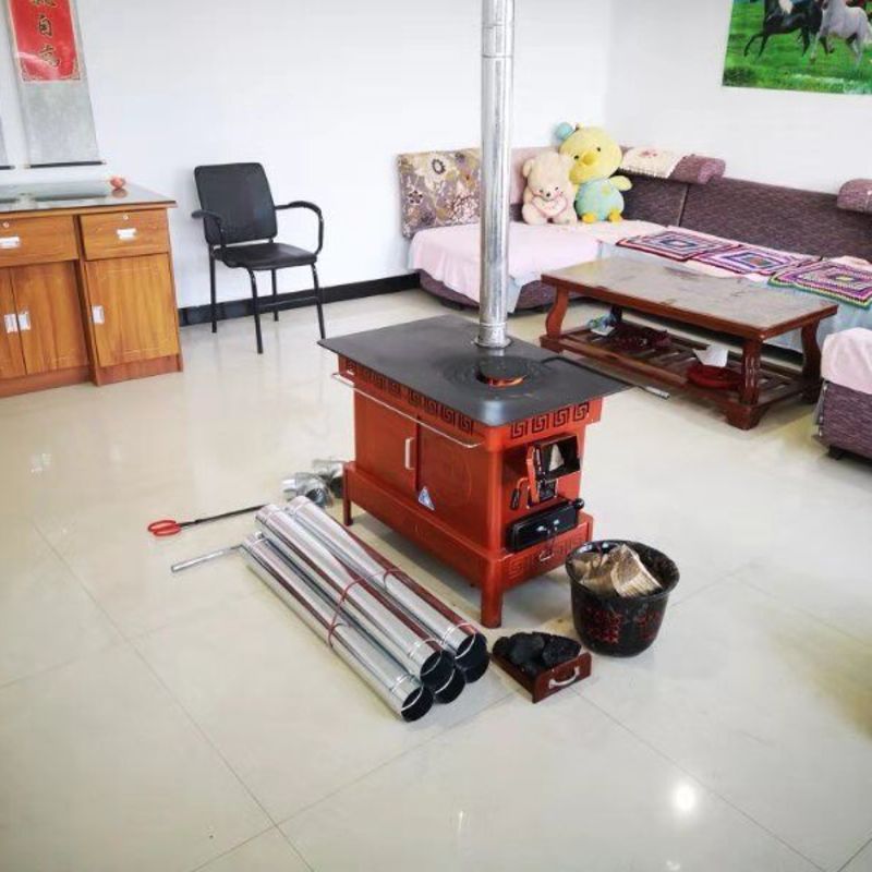 甘肃青海火炉取暖炉子家用室内燃煤铸铁烤火炉冬季农村烧煤柴