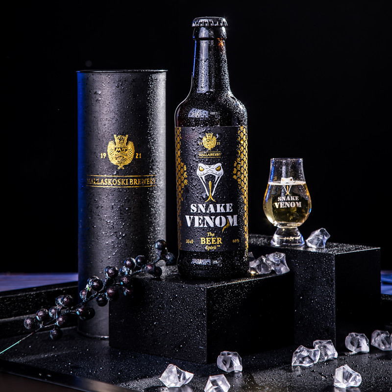芬兰黑曼巴蛇毒60度批发烈性酒无食用酒精单瓶全冷萃工艺蛇毒啤酒
