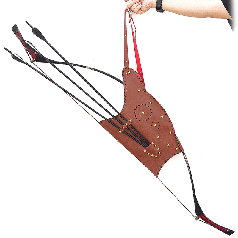传统弓箭弓包弓箭袋箭囊美猎反曲弓蒙古射箭古代复古箭壶装弓套装