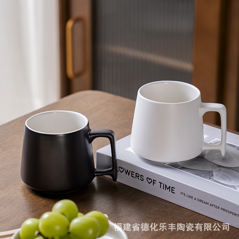 Nordic Simple Hotel Hotel Mouthwash Cup Tea Cup Couple's Pair Cup Mountain Cup Mug Ceramic Cup Can Be Customized Logo
