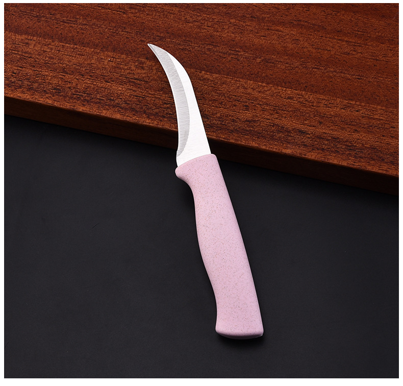 香蕉刀小弯刀菠萝刀切菠萝蜜刀削皮刀水果弯刀家用弯形水果刀