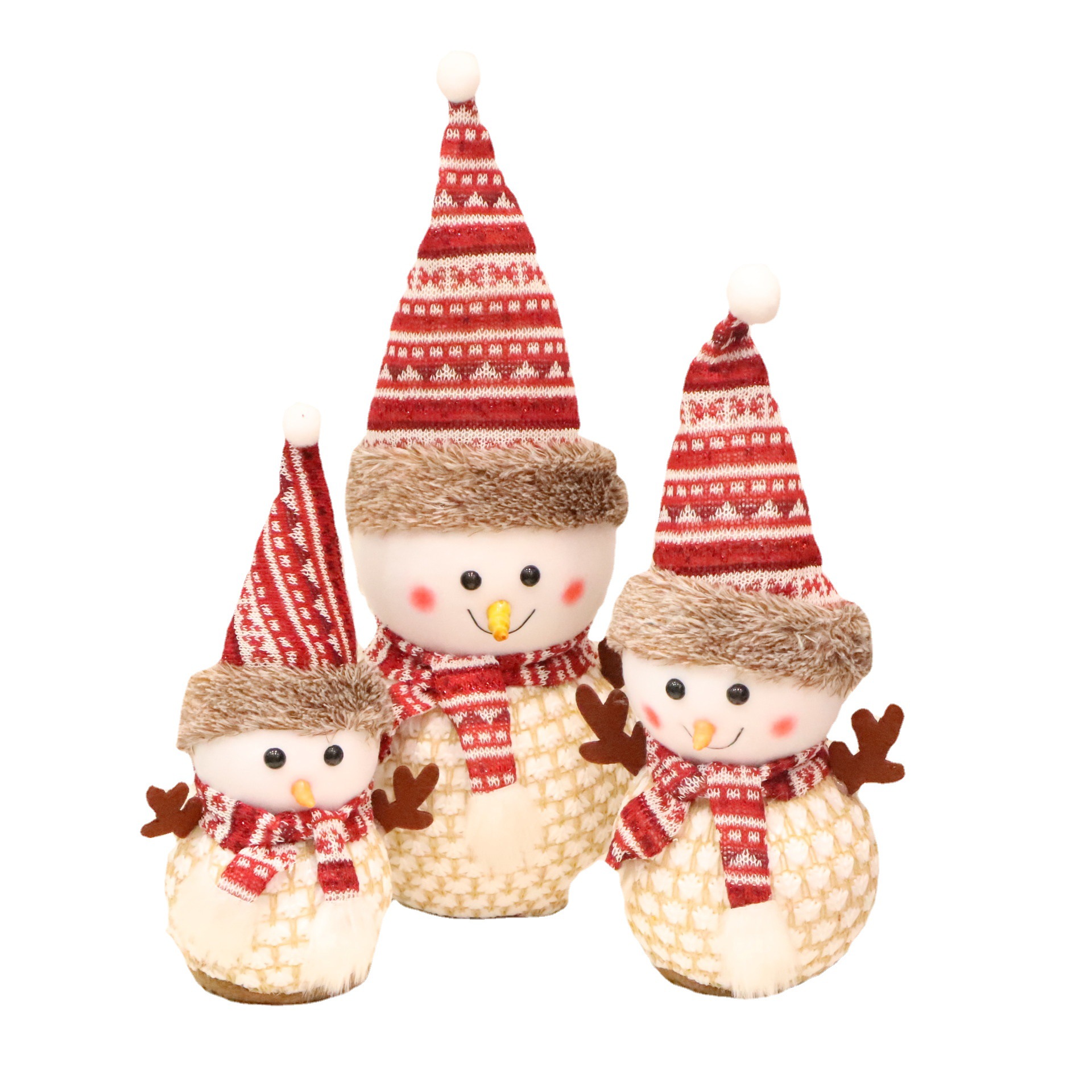 Christmas Decorations Nordic Style National Style Snowman Doll Ornaments Scene Layout Children's Christmas Gifts Wholesale