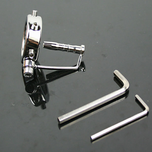 阴茎枷 不锈钢夹具金属cb贞洁器 阴囊挤压器 睾丸束缚男用