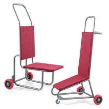 加厚酒店运椅车宴会椅轮运输车金属椅推车户外多功能运输推车