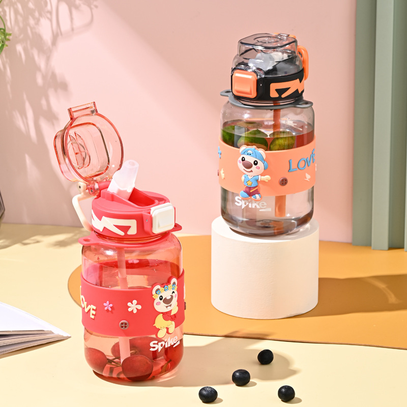 Y96 Summer New Outdoor Sports Plastic Water Cup with Straw Boys and Girls Good-looking Water Cup Kettle