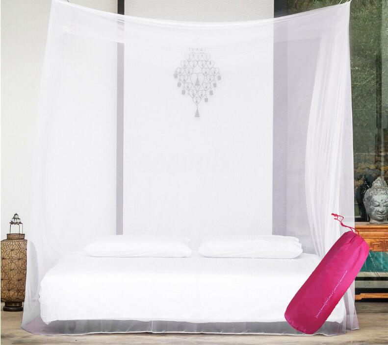 简易方顶蚊帐户外 吊床旅行方便携带户外帐蚊免安装 蚊帐折叠