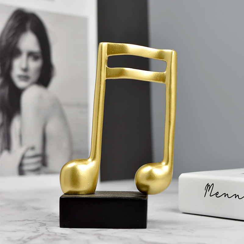 Modern Minimalist Music Trophy Staff Notes Piano Decoration Home Decoration Piano Room Crafts Gift