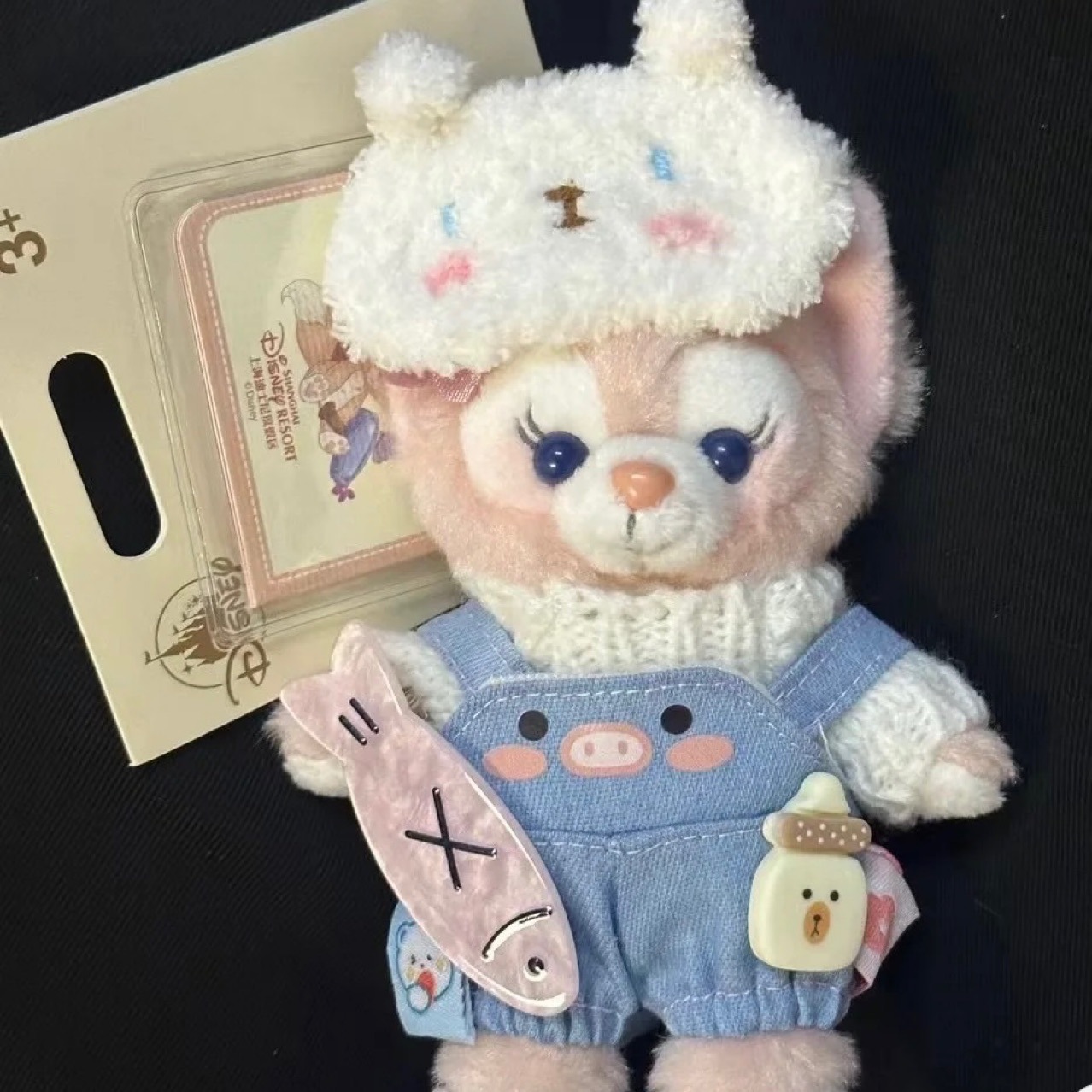 玲娜贝儿星黛露达菲熊雪莉玫托尼猫厨师狗胸针毛绒公仔挂件挂饰女