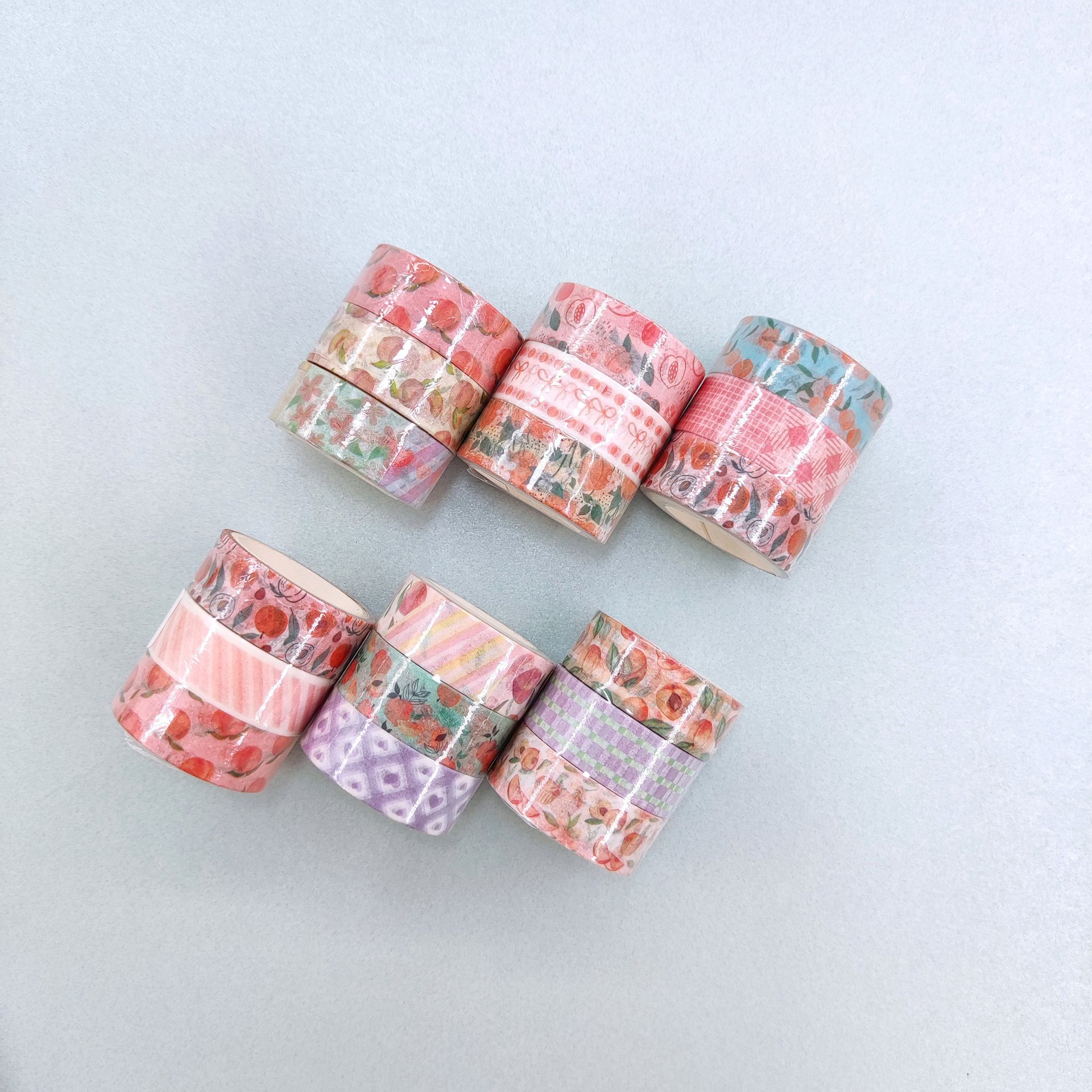 原创手账胶带 手帐胶带 3卷盒装 少女心diy日记装饰和纸胶带-报价