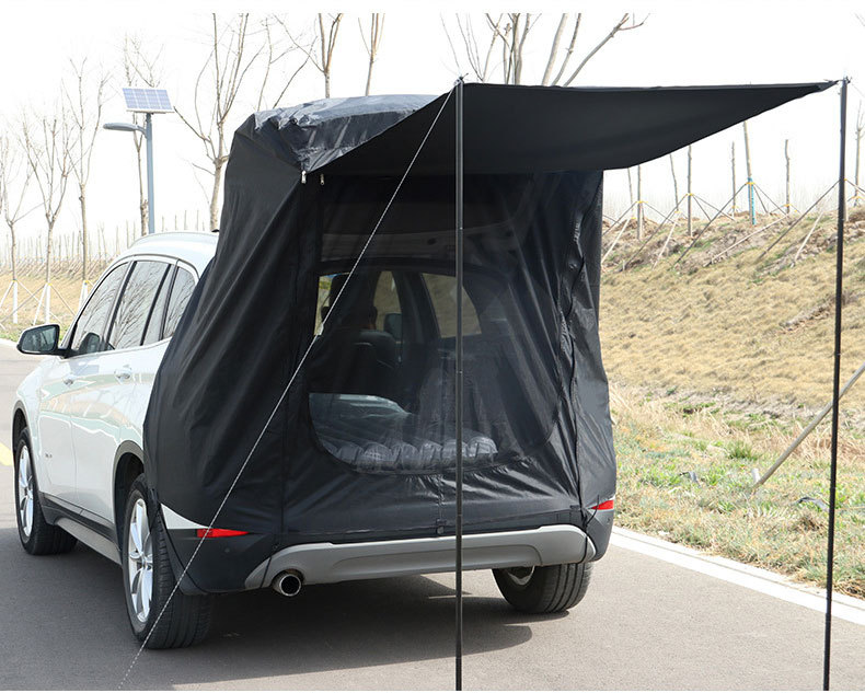 汽车车尾遮阳棚 suv车尾帐篷露营帐篷后备箱侧边延伸户外露营天幕