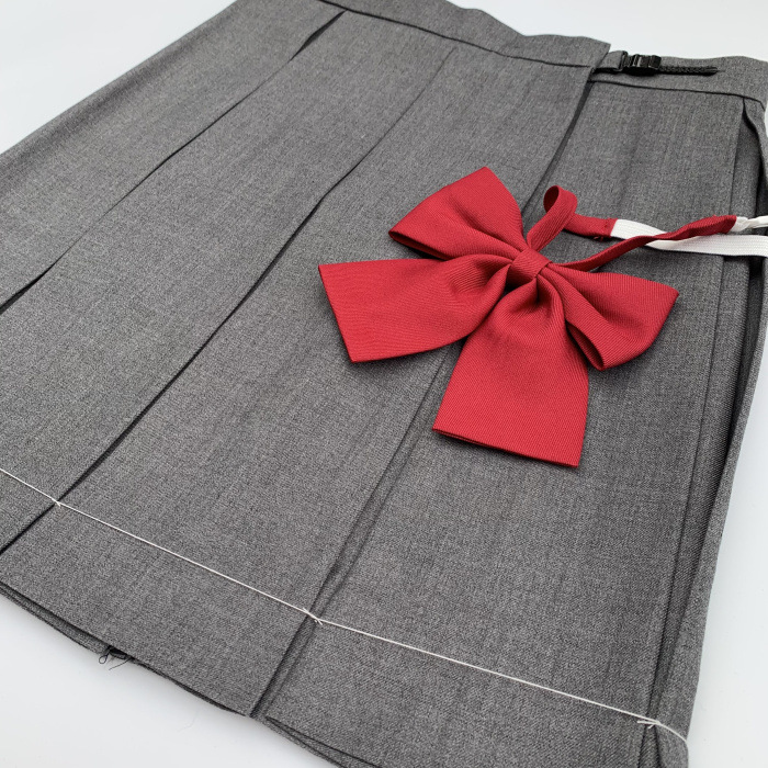 八箱褶jk半身裙学院风灰色48cm黑色裙绀色日系半身裙软妹裙裙长