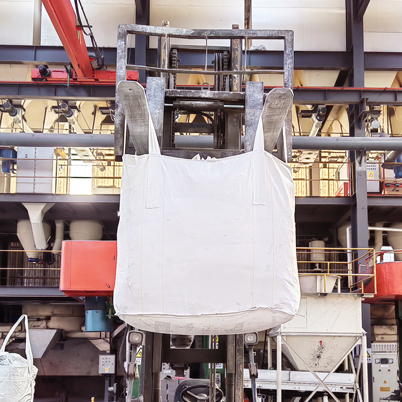 吨包袋1.5吨四吊平底吨袋1吨白色太空包柔性集装袋桥梁预压吨袋