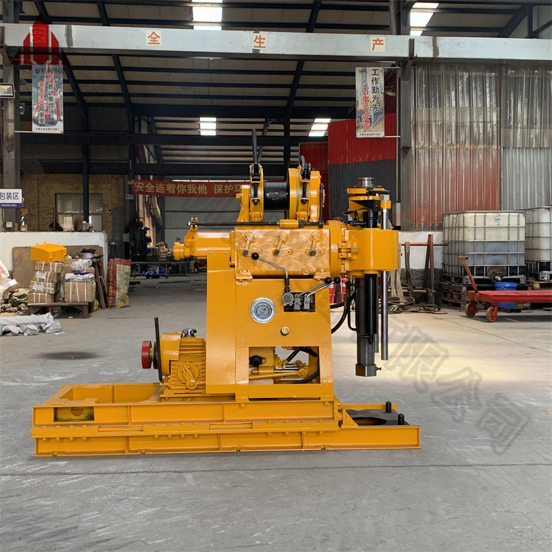 北探200米地质勘探取样钻机 中深孔采样探矿钻机柴油动力工程钻机