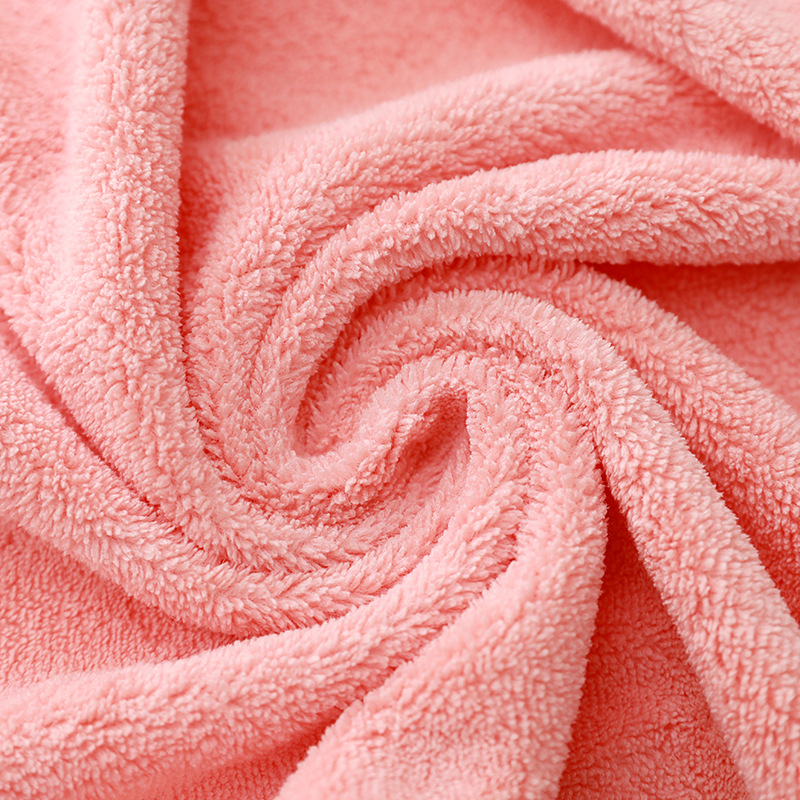 High Density Coral Fleece Bath Towel Household Delivery Wholesale Foreign Trade Cross-Border Logo Soft Absorbent Thickened Lint-Free