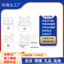 华强北air三代四代五六代全功能降噪pods适用苹果pro蓝牙耳机工厂